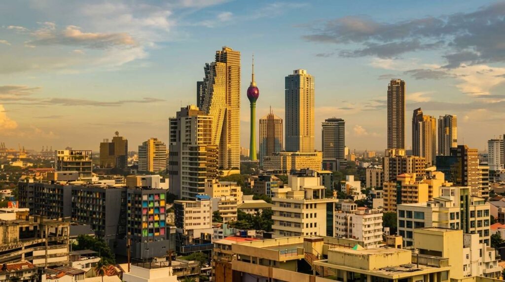 Colombo city skyline
