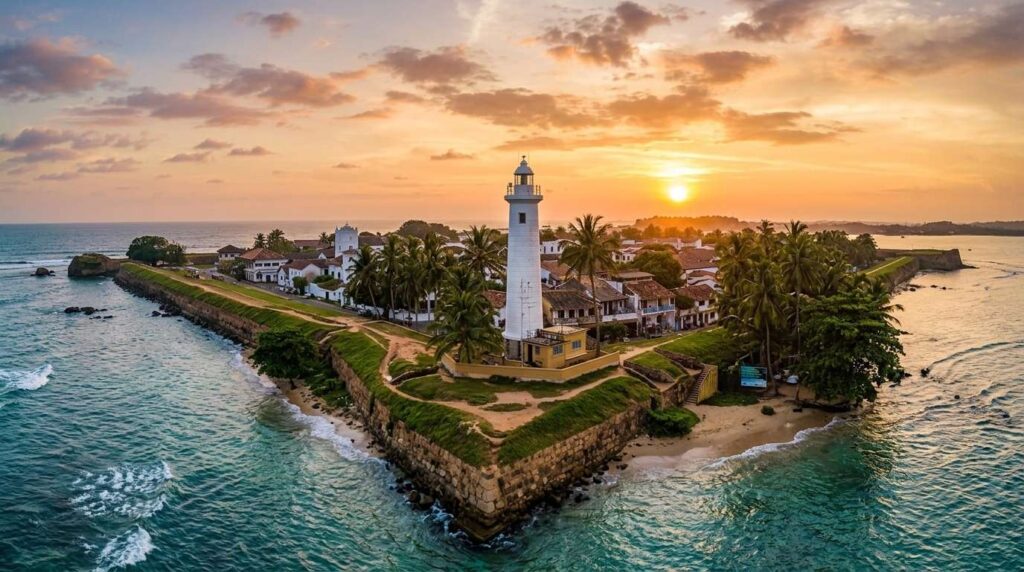 Galle Fort Lighthouse and Ramparts