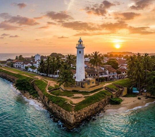 Galle Fort Lighthouse and Ramparts
