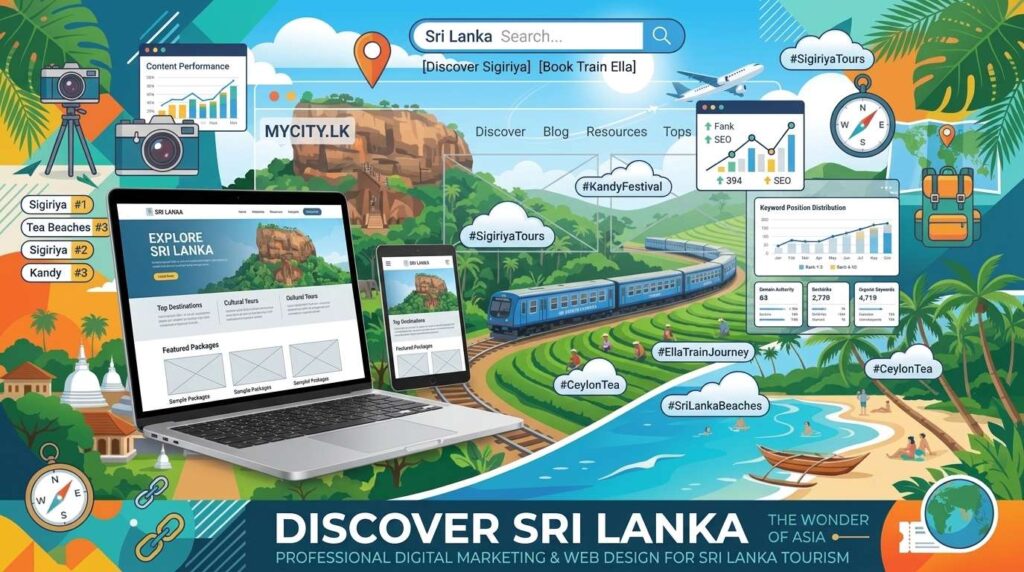 Websites for tourism and hospitality businesses in Sri Lanka